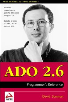 ADO 2.6 PROGR, (Programmer to programmer)