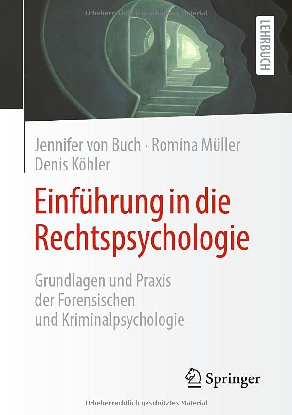 Einführung in die Rechtspsychologie - Jennifer von Buch Romina Müller Denis Köhler Kartoniert (TB)