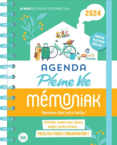 L'essentiel agenda familial Mémoniak 2024 de Editions 365