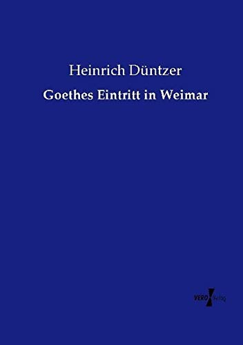 Goethes Eintritt in Weimar