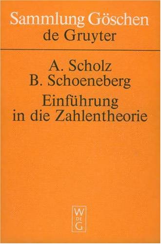 SG5131 SCHOLZ/SCHOENEBERG: EINF I ZAHLENTH 5A