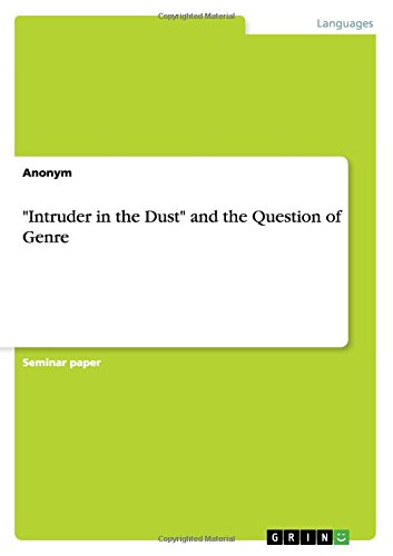 Intruder in the Dust and the Question of Genre