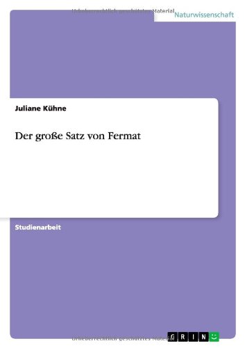 Der große Satz von Fermat