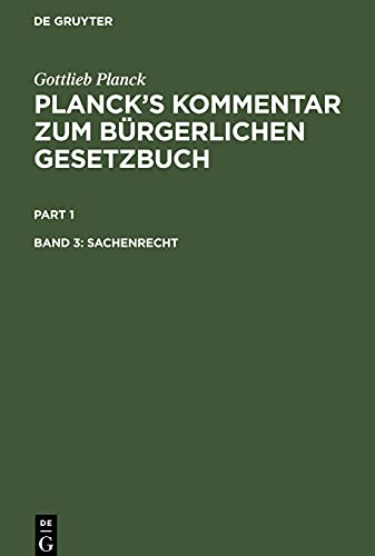 Sachenrecht: PKBG 4A-B, Band 3