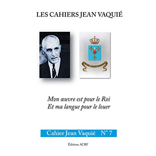 Cahiers Jean VaquiÉ – Cahier N°7