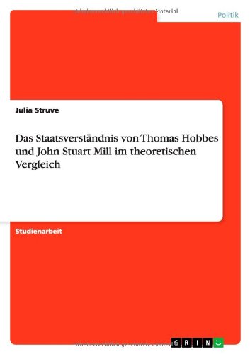 Das Staatsverständnis von Thomas Hobbes und John Stuart Mill im theoretischen Vergleich