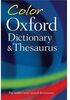 Color Oxford Dictionary and Thesaurus