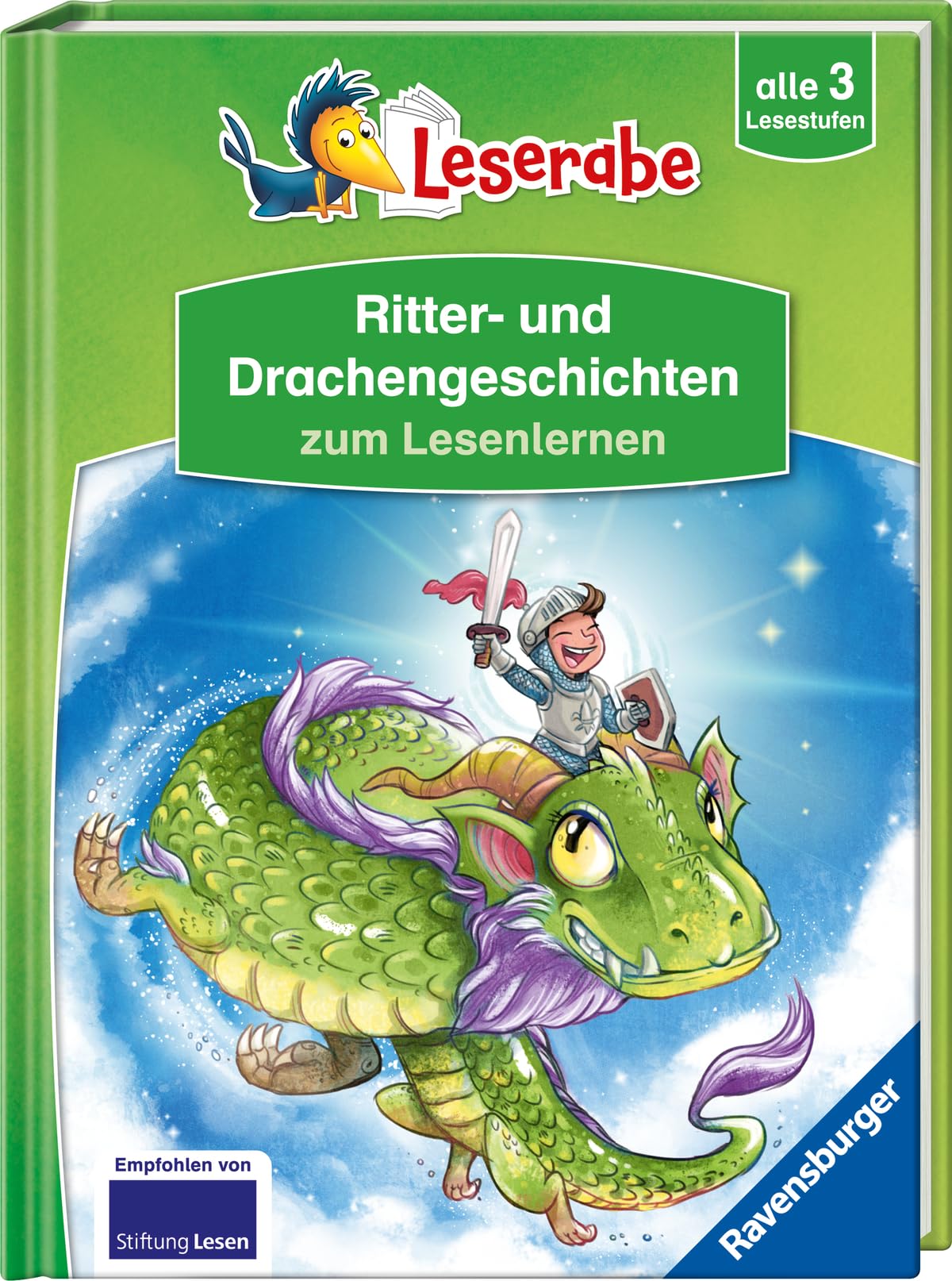 Janisch, Heinz: Ritter- und Drachengeschichten zum Lesenlernen - Schritt für Schritt Lesen lernen - Leserabe 1. Klasse - Erstlesebuch alle 3 Stufen - Erstlesebuch für Jungen ab 6 Jahren - Kinderbuch für Jungen