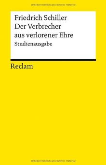 Der Verbrecher aus verlorener Ehre: Studienausgabe