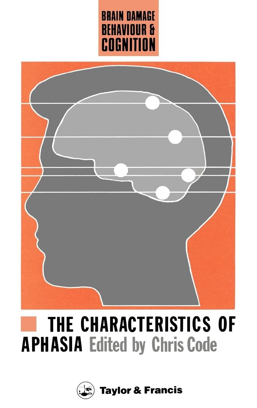 Code Code The Characteristics Of Aphasia (Brain Damage, Behaviour & Cognition)