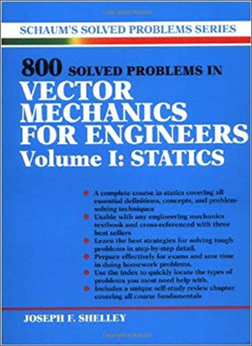 Shelley, J: 800 Solved Problems Invector Mechanics for Engin (Schaum's Solved Problems)