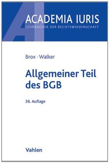 Allgemeiner Teil des BGB