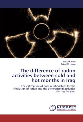 The difference of radon activities between cold and hot months in Iraq: The estimation of dose relationships for the inhalation of radon and the difference in activities during the year