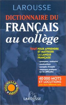 Dictionnaire du français au collège