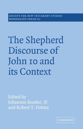 The Shepherd Discourse of John 10 (Society for New Testament Studies Monograph Series, Band 67)
