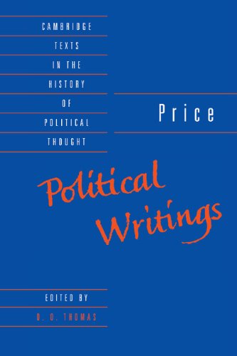 Price: Political Writings (Cambridge Texts in the History of Political Thought)