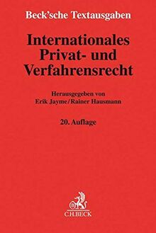 Internationales Privat- und Verfahrensrecht: Rechtsstand: 15. August 2020: Rechtsstand: voraussichtlich Juli 2020