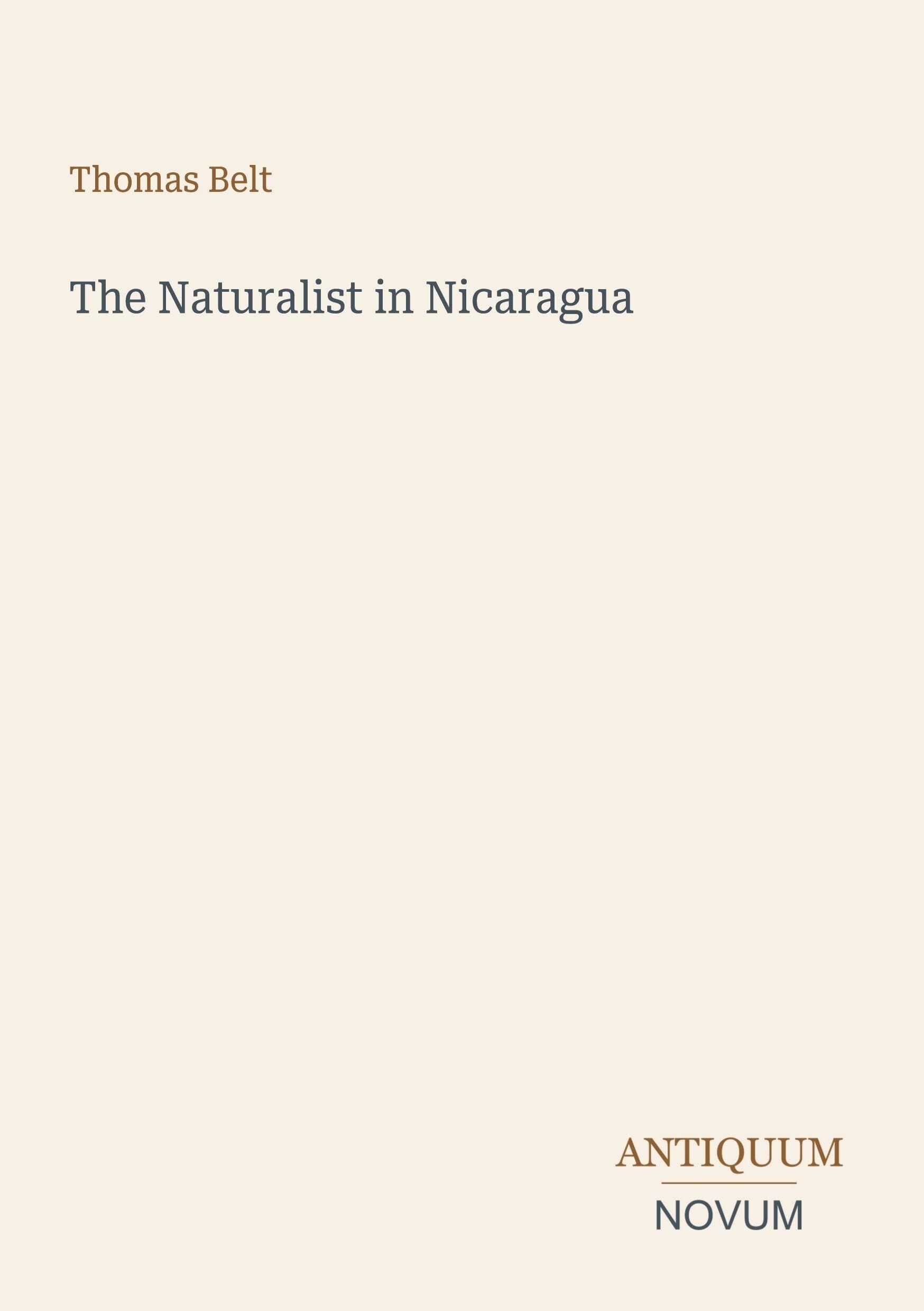The Naturalist in Nicaragua
