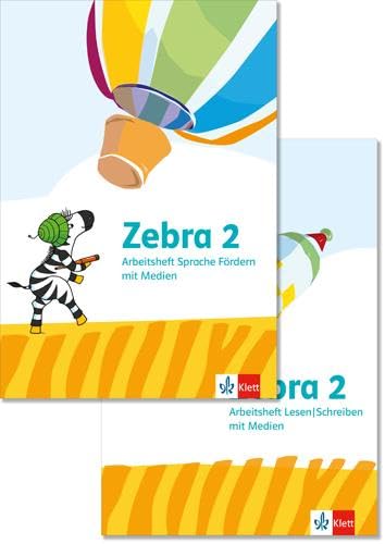 Zebra 2: Paket: Arbeitsheft Sprache Förderheft, Arbeitsheft Lesen/Schreiben Klasse 2 (Zebra. Ausgabe ab 2024)