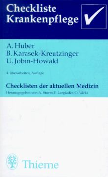 Checklisten der aktuellen Medizin, Checkliste Krankenpflege