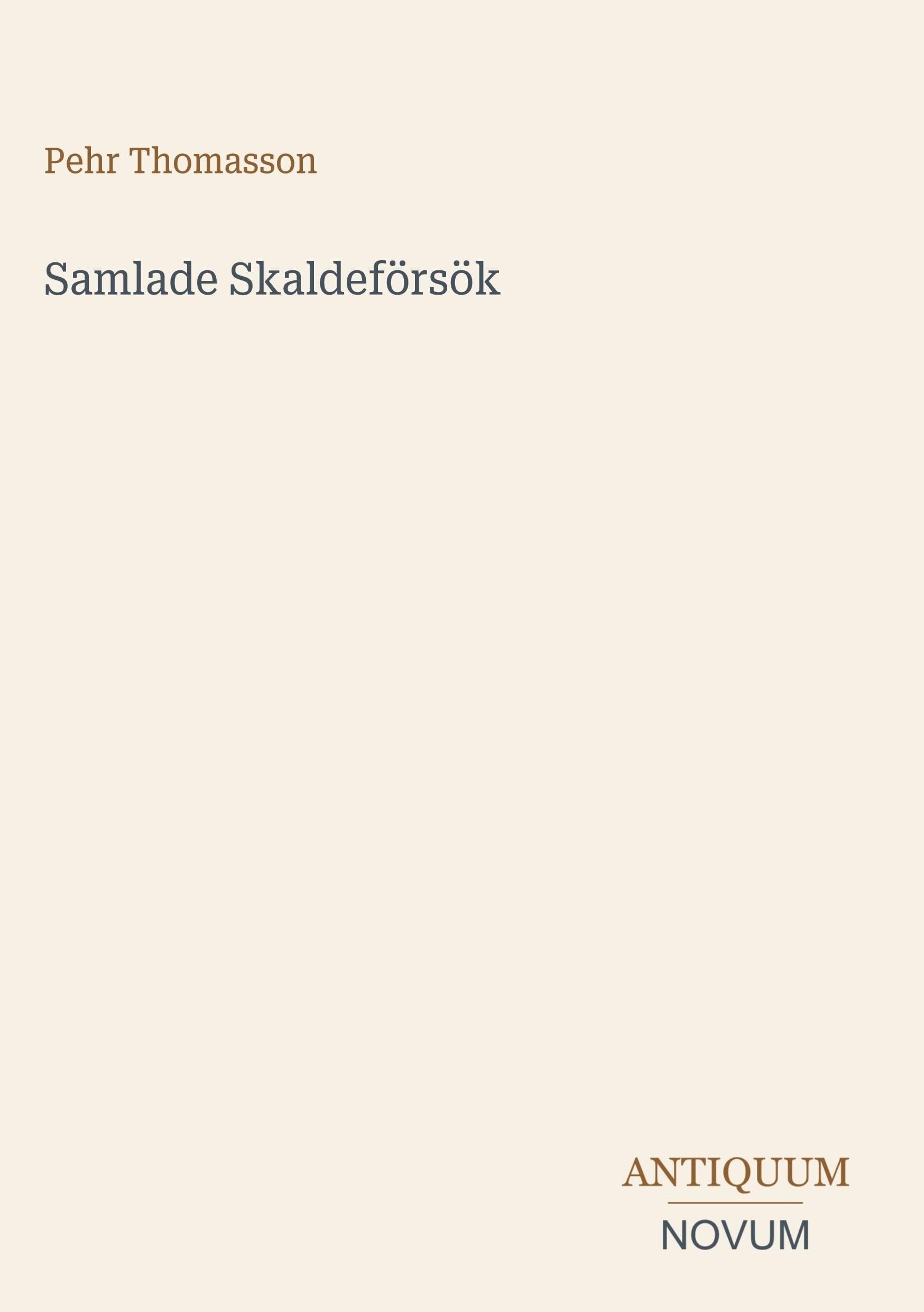 Samlade Skaldeförsök