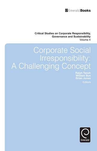 Corporate Social Irresponsibility: A Challenging Concept (Critical Studies on Corporate Responsibility, Governance and Sustainability, Band 4)