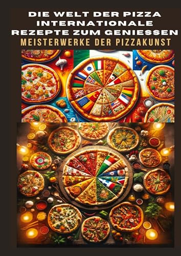 DIE WELT DER PIZZA: INTERNATIONALE REZEPTE ZUM GENIESSEN: Meisterwerke der Pizzakunst: Das ultimative Kochbuch für traditionelle und kreative ... und vegan: Meisterwerke der Pizzakunst