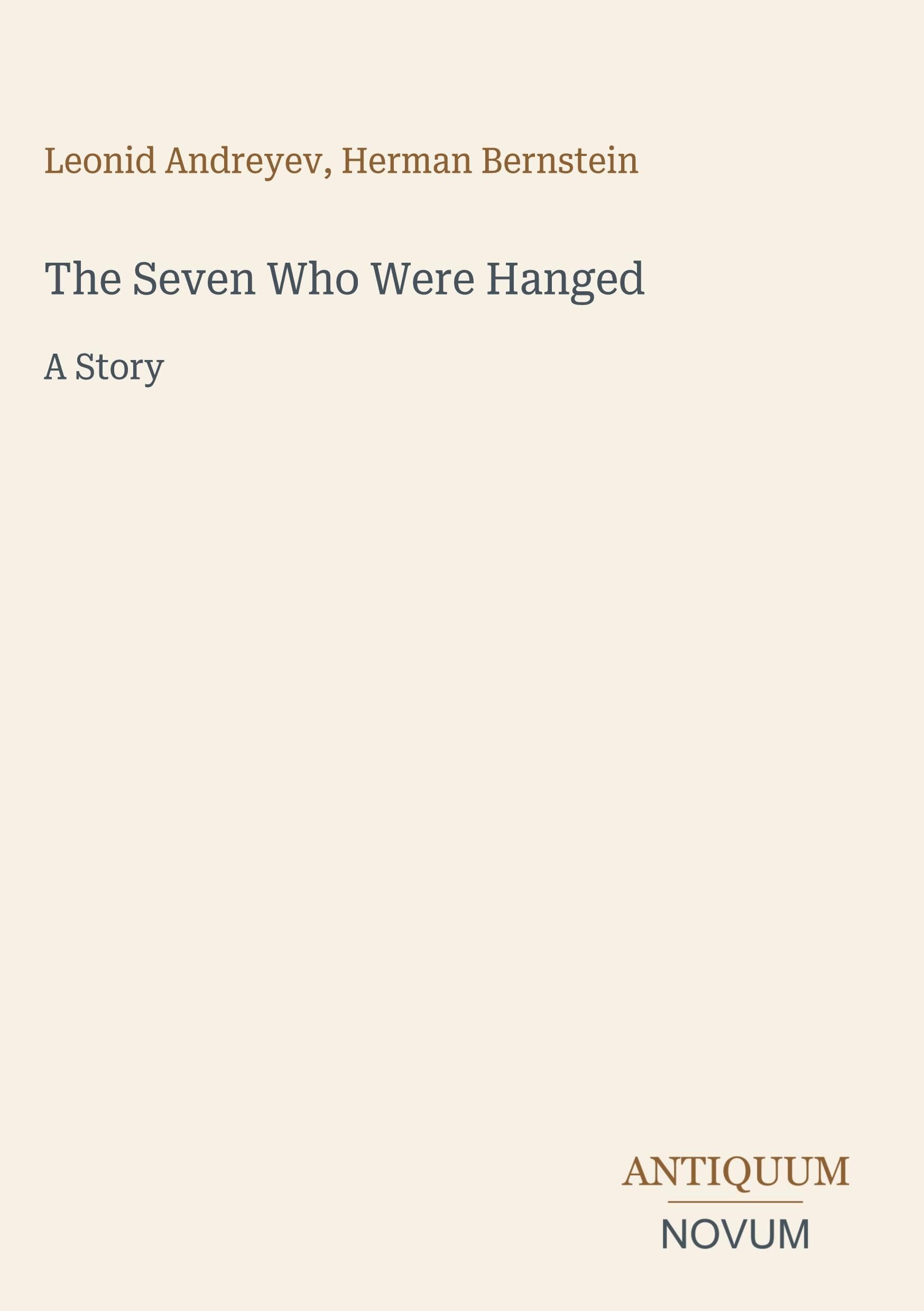 The Seven Who Were Hanged