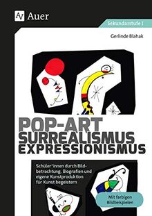 Pop-Art - Surrealismus - Expressionismus: Schüler*innen durch Bildbetrachtung, Biografien und eigene Kunstproduktion für Kunst begeistern (5. bis 10. Klasse)