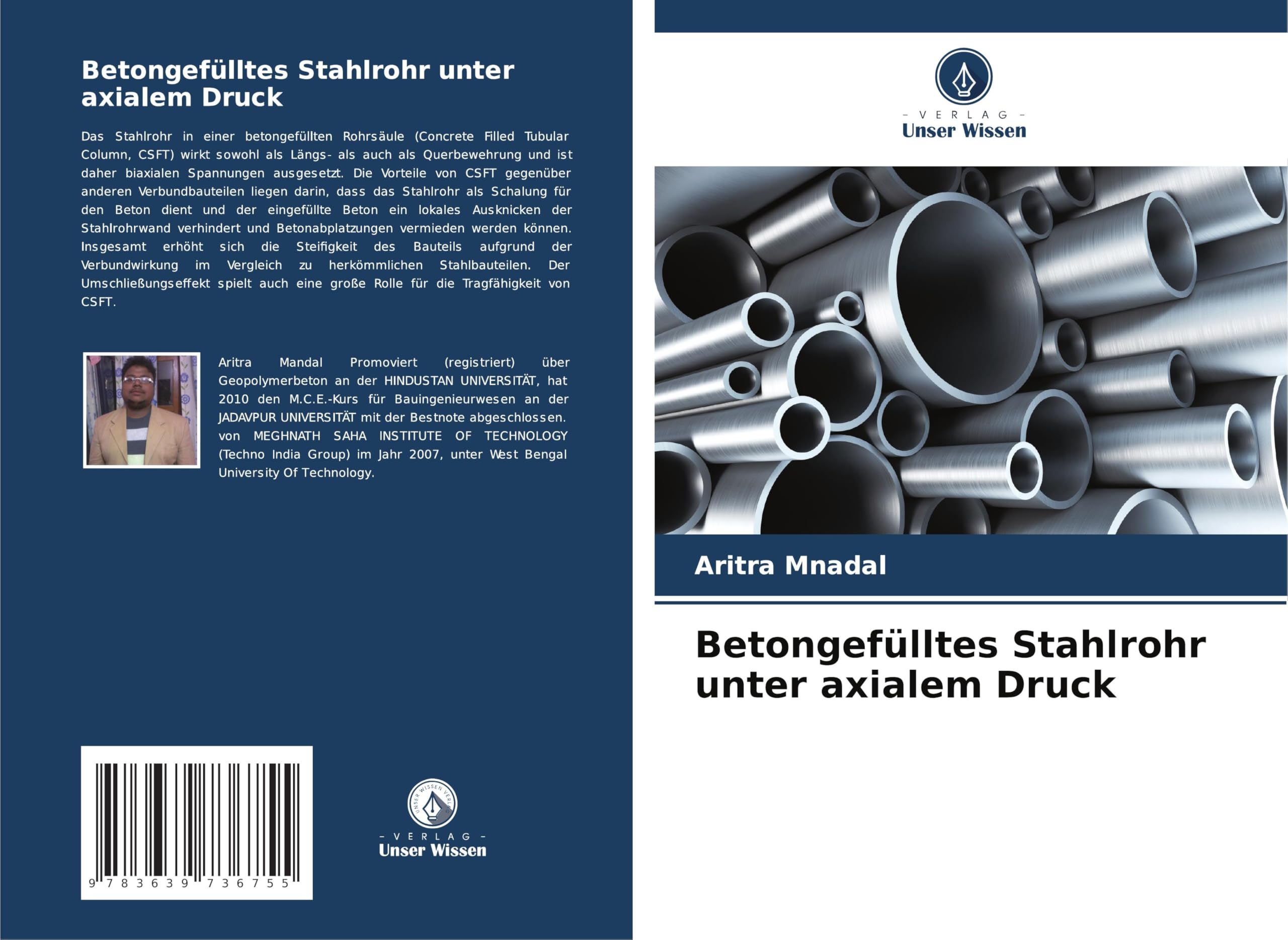 Betongefülltes Stahlrohr unter axialem Druck: DE