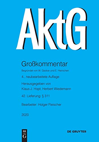 Holger Fleischer § 311 (Großkommentare Der Praxis)