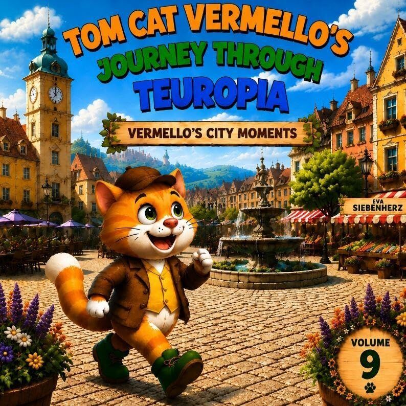 Vermello's City Moments: A Children's Book About a Cat's Adventures in the City