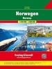 Norwegen, Autoatlas 1:250.000 - 1:400.000, freytag & berndt Autoatlanten
