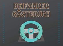 Beifahrer Gästebuch - Lustiges Buch zum Ausfüllen für Mitfahrer auf Autofahrten | Geschenk zum Führerschein, 18. Geburtstag oder für Fahranfänger