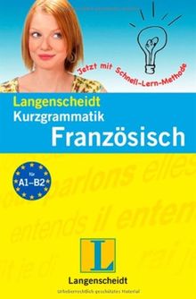 Langenscheidt Kurzgrammatik Französisch