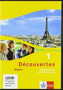 Découvertes 1: Übungssoftware mit Vokabeltrainer, Einzellizenz (Découvertes. Ausgabe für Bayern ab 2017)