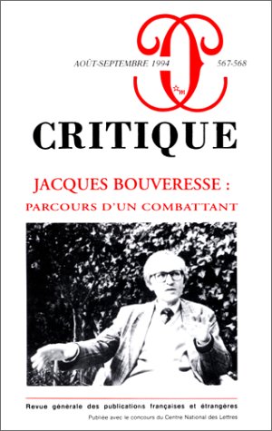 Critique 567-568 J.bouveresse (revue Critiq)