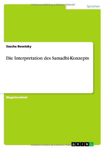 Die Interpretation des Samadhi-Konzepts