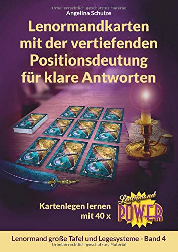 Lenormandkarten mit der vertiefenden Positionsdeutung für klare Antworten: Kartenlegen lernen mit 40 x Lenormand Power