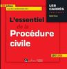 L'essentiel de la procédure civile : 2017-2018