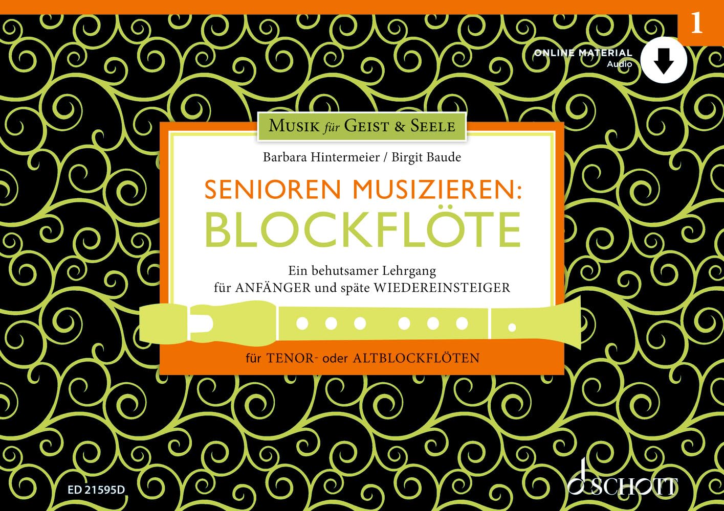 Senioren musizieren: Blockflöte. Lehrbuch mit Online Material