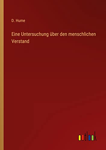 Eine Untersuchung über den menschlichen Verstand