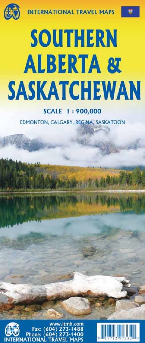 Alberta/Saskatchewan: ITM Intern.Travel Maps 1:900000