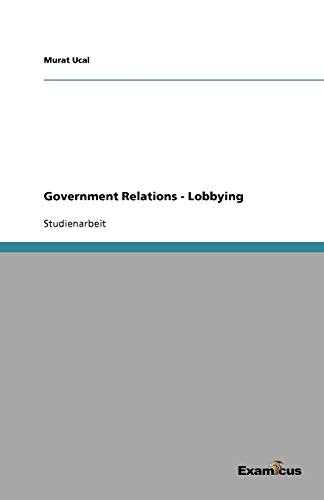 Government Relations - Lobbying