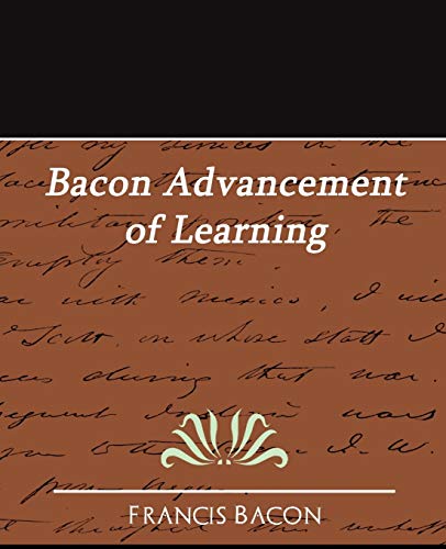 Bacon Advancement of Learning