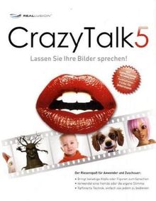 Crazy Talk 5, CD-ROM Lassen Sie Ihre Bilder sprechen!. Für Windows XP SP2/Vista