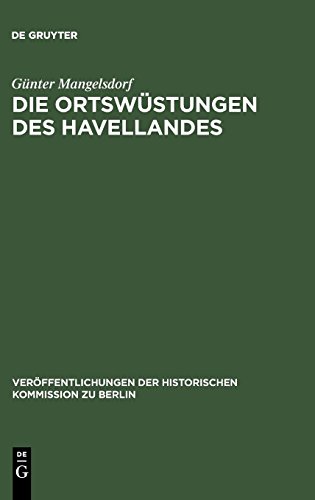 Die Ortswüstungen des Havellandes