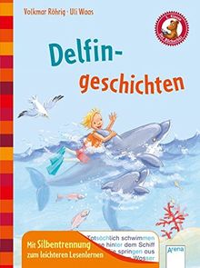 Delfingeschichten: Der Bücherbär: Kleine Geschichten mit Silbentrennung zum leichteren Lesenlernen: