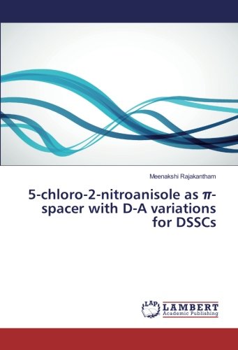 5-chloro-2-nitroanisole as π-spacer with D-A variations for DSSCs