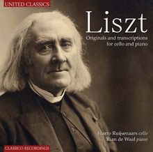 Liszt; Originals And Transciptions Cello & Piano von Harro Ruijsenaars | CD | Zustand sehr gut